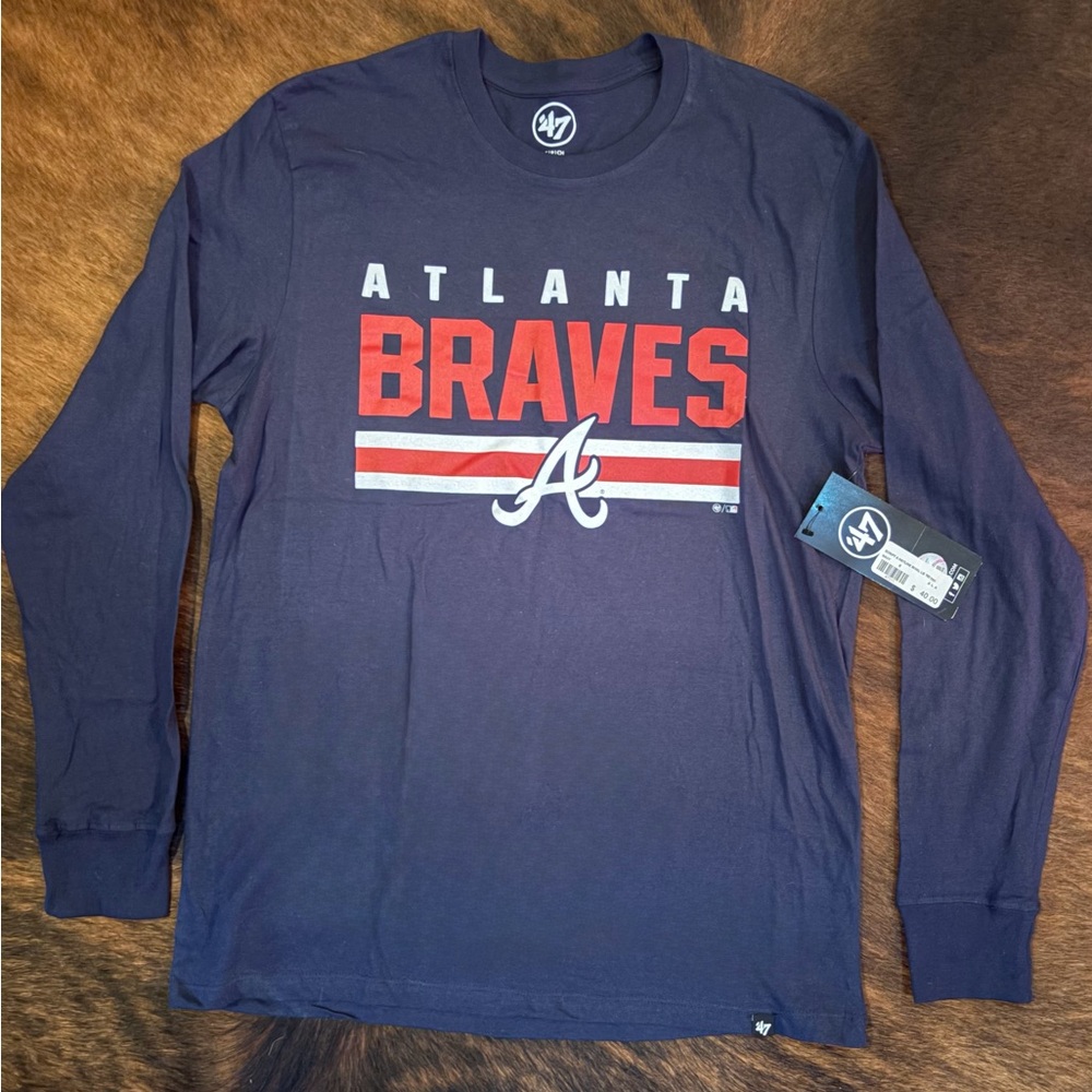 47 Atlanta Braves Navy Long Sleeve Tee